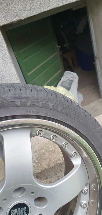 Set Roti complete jante Aluminiu VAG 5x112 + anvelope vara 225/45/R17