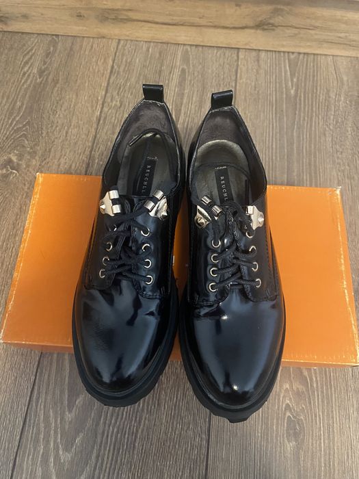 Ботинки - туфли черные