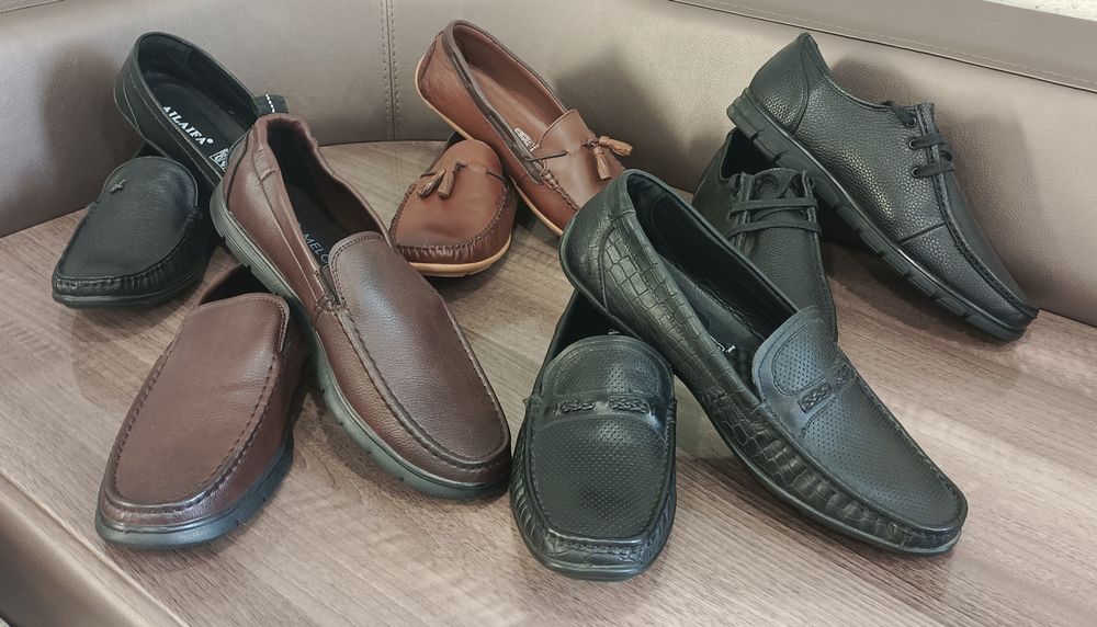 Распродажа новых кожаных мокасин