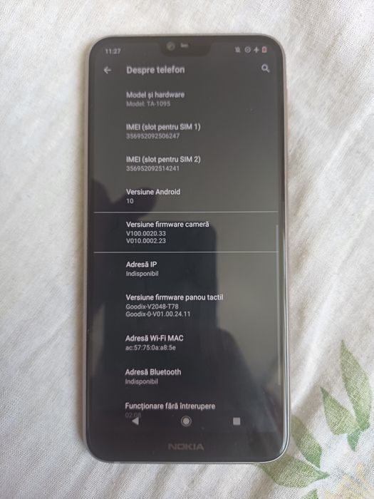 Nokia 7.1 TA-1095 dual SIM perfect funcțional
