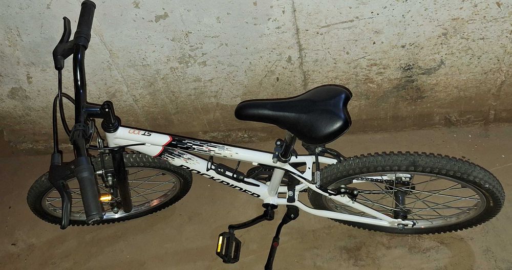 Bicicletă copii Rockrider 130 cm lungime, 80 cm înălțime, Decathlon