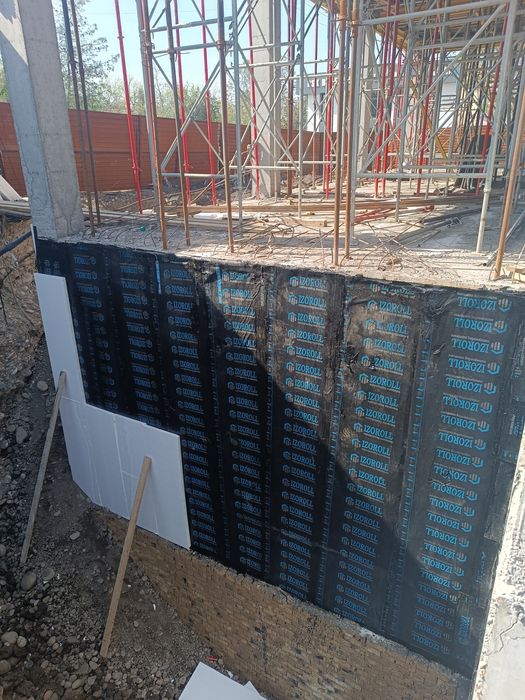 ГИДРОИЗОЛЯЦИЯ Фундамент  Gidro izalatsiya