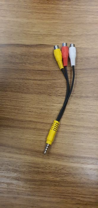 Переходник с тюльпана на мини джек 3.5мм