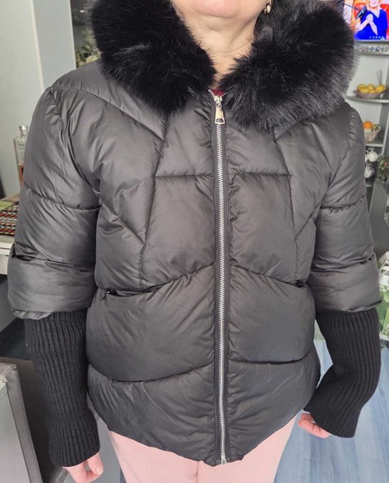 Geacă damă, matlasată, S, over size