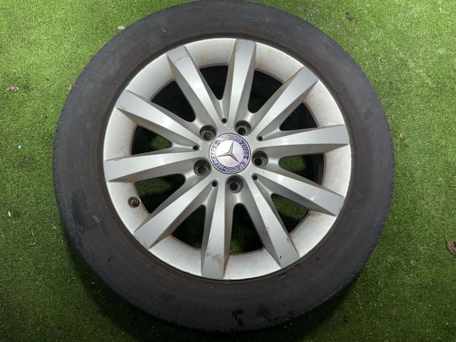 JANTE MERCEDES BENZ R16 / 5x112 / A180 / 6,5JX16H2 ET49 / 205/55 R16 + CAUCIUCURI (X4)