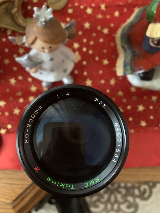 Aparat foto Asahi Pentax cu obiectiv 80-200mm