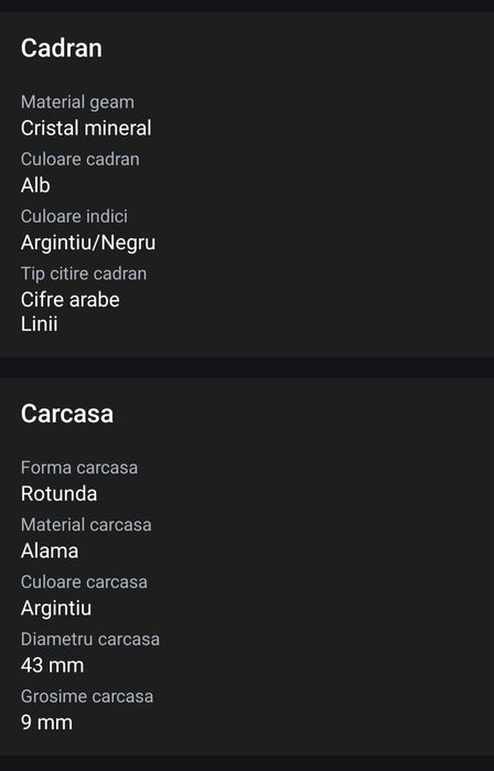 Ceas Casio, stare impecabila