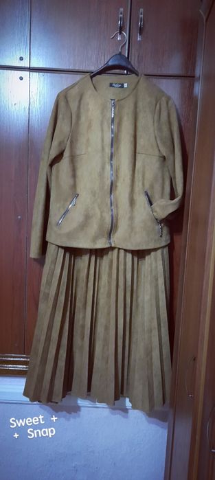 Kastyum yubka plesirovka yubkasi Razmeri XL