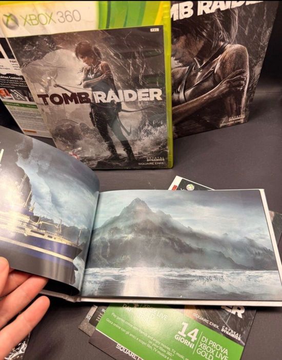 Tomb Raider xbox 360 survival edition box set