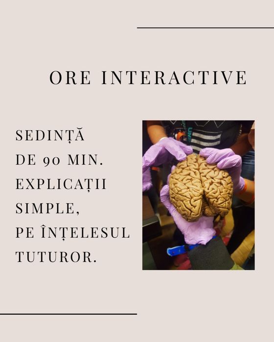 Meditatii biologie - BAC si admitere medicina