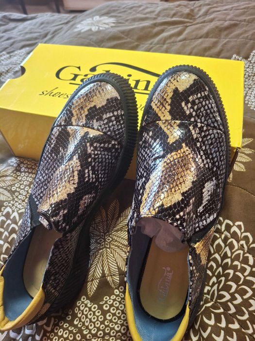 Обувки Gabina нови естествен лак 38 номер