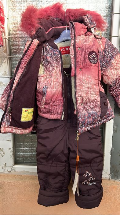 Зимнмй комбенезон девачеа и мальчик