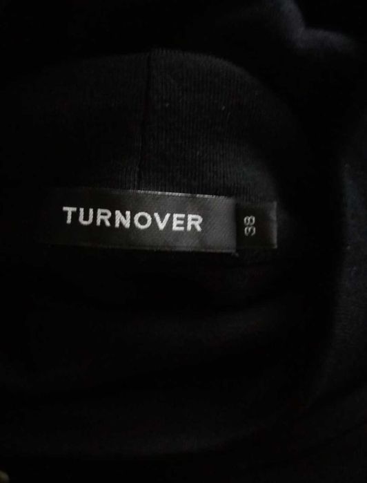 Почти нова оригинална дамска черна рокля Turnover - размер 38