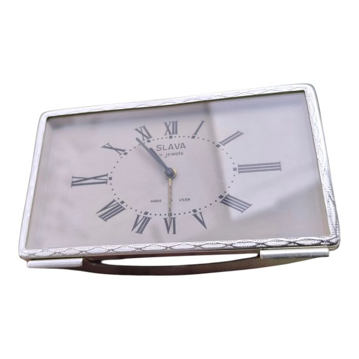Ретро механичен будилник Slava (обслужен)