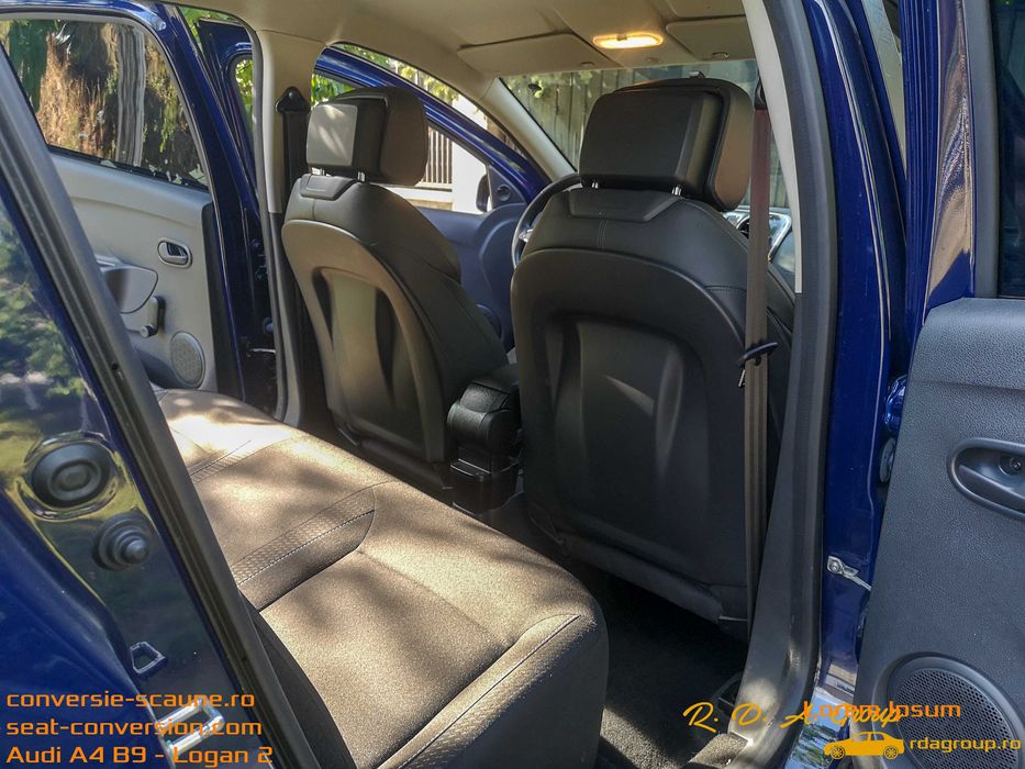 Sistem adaptare scaune de Audi A4 B9 A5 pe Logan Duster Sandero