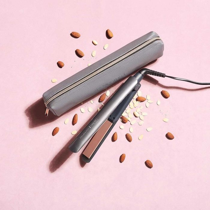 Преса за коса Remington Keratin Protect S8598, иновативен сензор за топлинна защита, сиво/розово злато