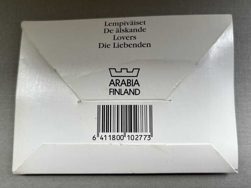 Авторска брошка Lovers, на известната марка Iittala Arabia, Финландия