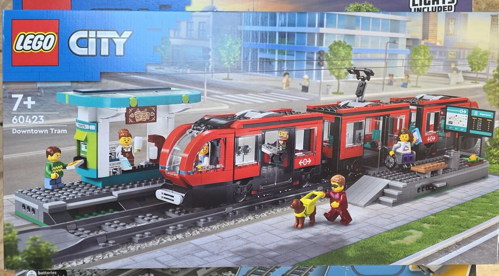 LEGO City 60423 Downtown Tram and Station - Sigilat / Nou