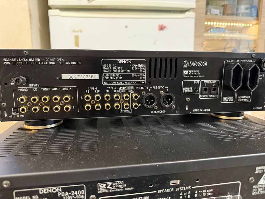 Denon POA-2400 PRA-1500 Топ