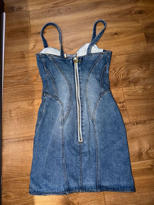 Дънкова рокля Balmain