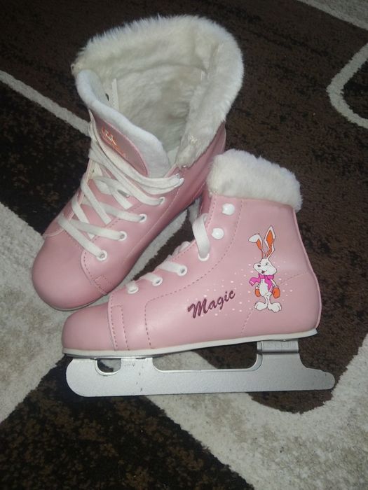 Детские коньки на двух лезвиях размер 32.