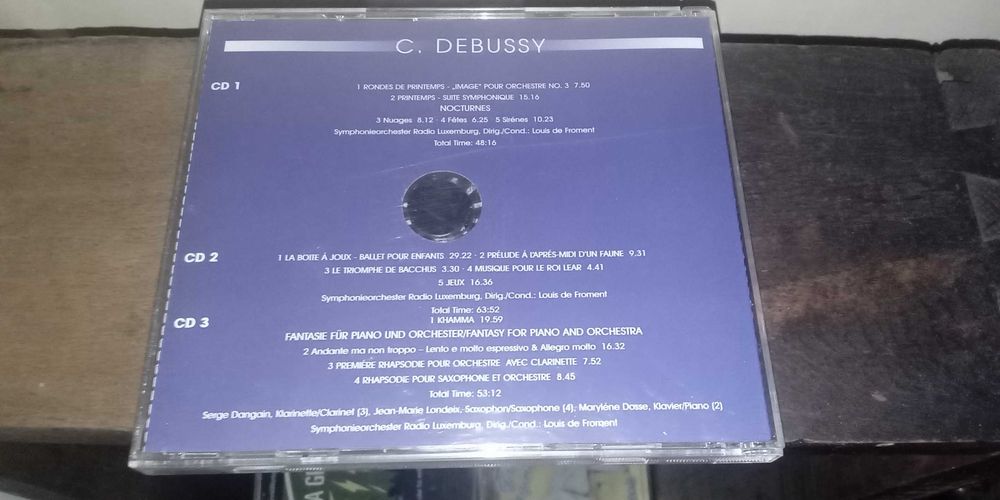 Продавам 2 тройни и 2 единични оригинални диска с класическа музика