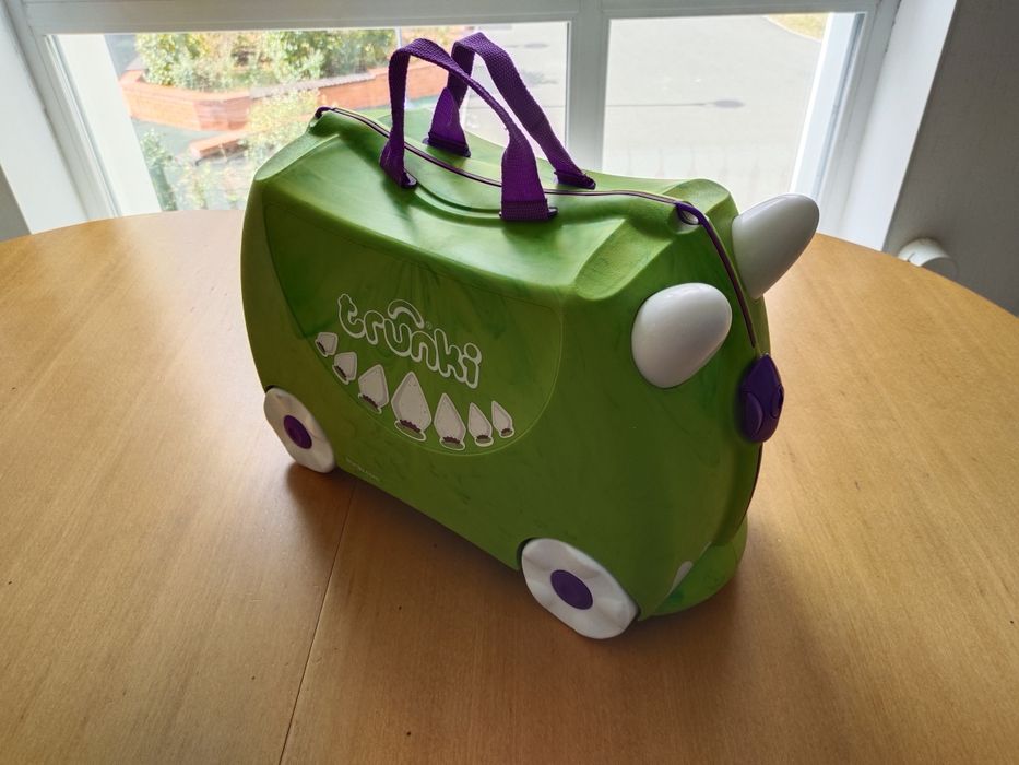 Детский чемодан-каталка Trunki Динозавр Dudley (оригинал)