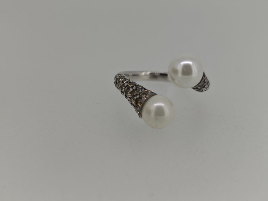 Inel aur 18k 5.8gr cu diamante naturale (r)
