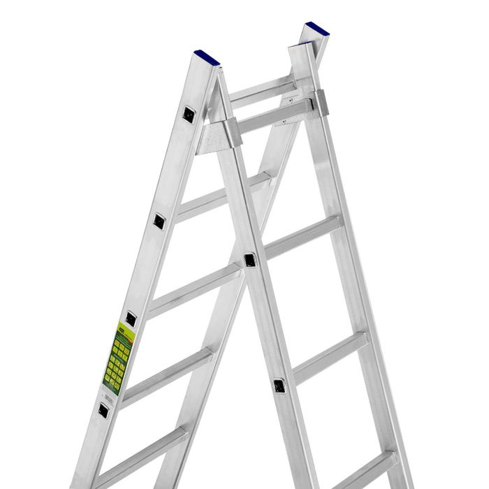 Лестницы алюминиевые двухсекционные Сибртех