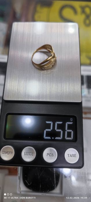 Золотое нежное женское колечко