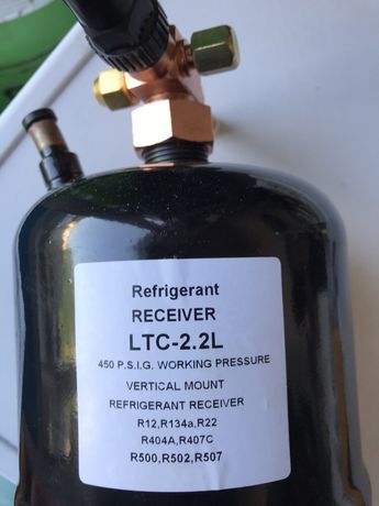 Rezervor instalatii frigorifice butelie freon 2.2L cu robinet nou