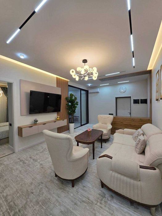 Продается квартира в Яккасарайском районе Новостройка 3-х комнат 4-эт