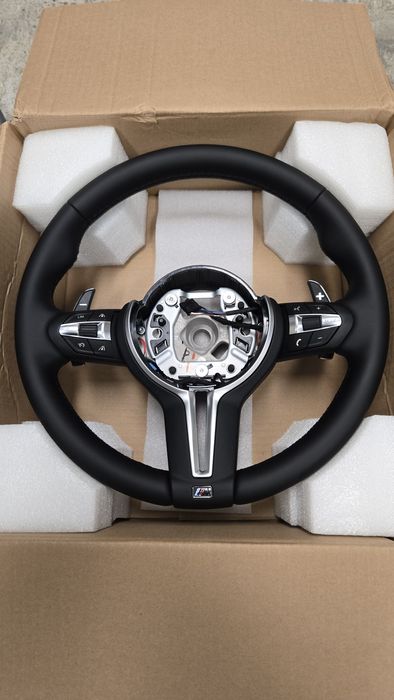 Volan BMW M Sport cu padele + Distronic + comenzi +Vibrații – NOU