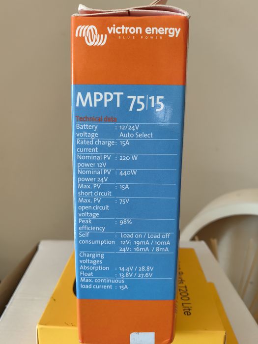 Контролер Victron BlueSolar MPPT 75V/15A