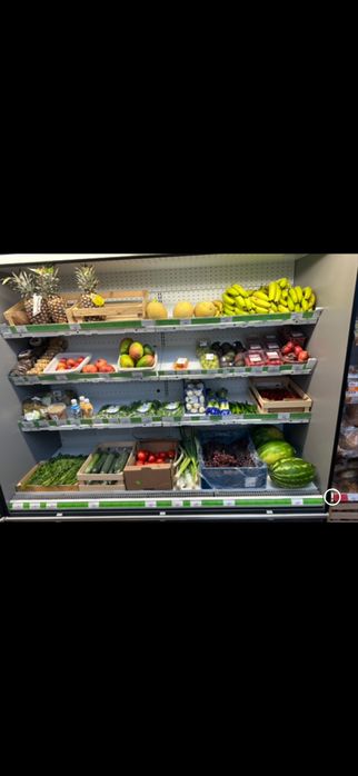 Costan Vitrina deschisa cu perdea de aer