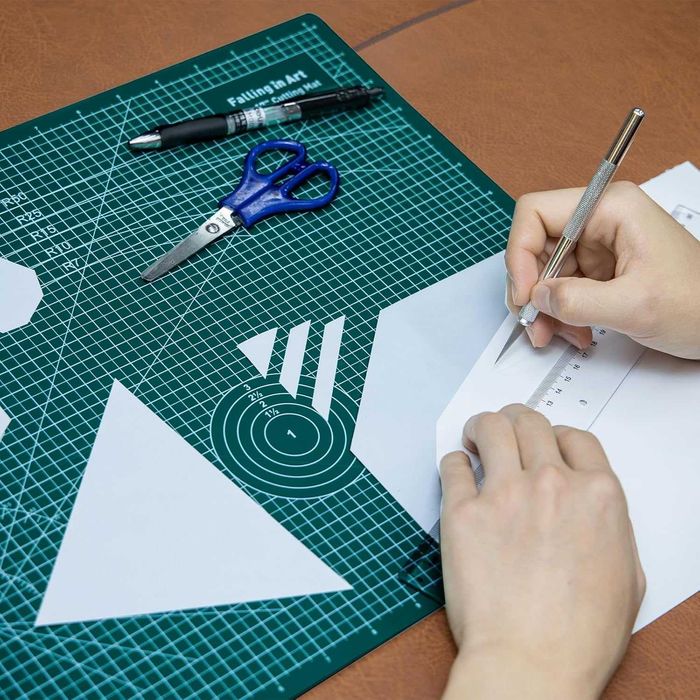 Planseta de taiere auto-regenerabila A2 modelism crafting verde 60x45