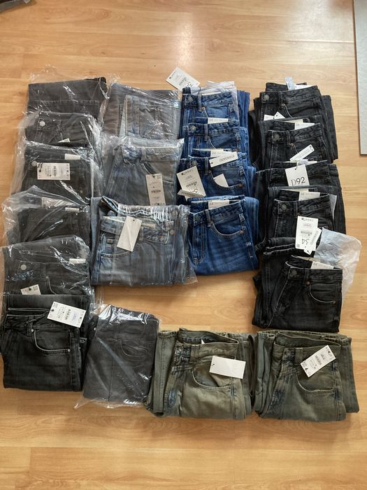 Lot engross 20 perechi de blugi Zara/Stradivarius