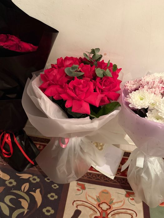 цветы букет роза