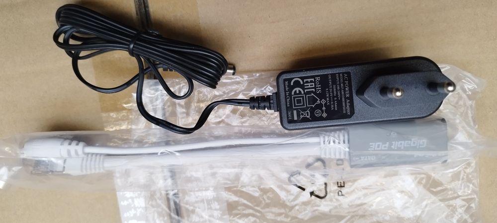 Гигабитов Poe injector Mikrotik