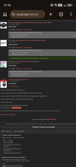 PC Gaming Ryzen 7500F + RX 9070 Pure