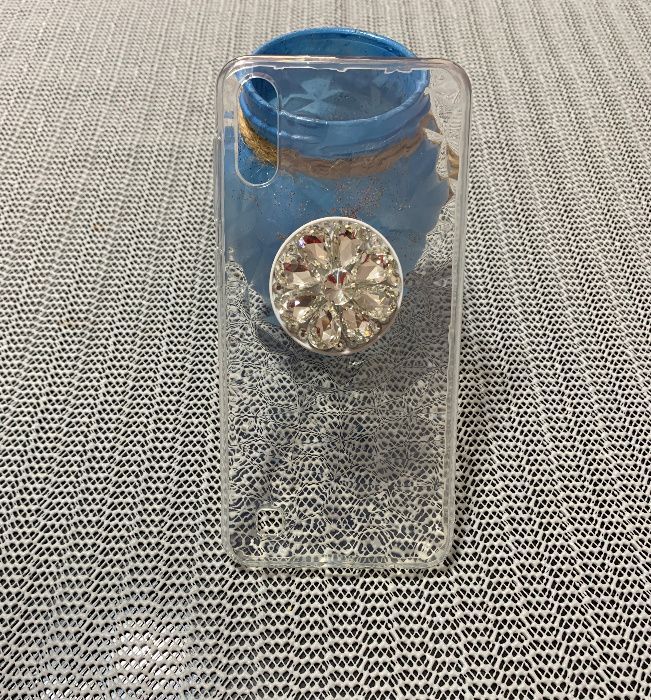 Husa silicon cu pietricele pentru Samsung Galaxy A40 / S10e