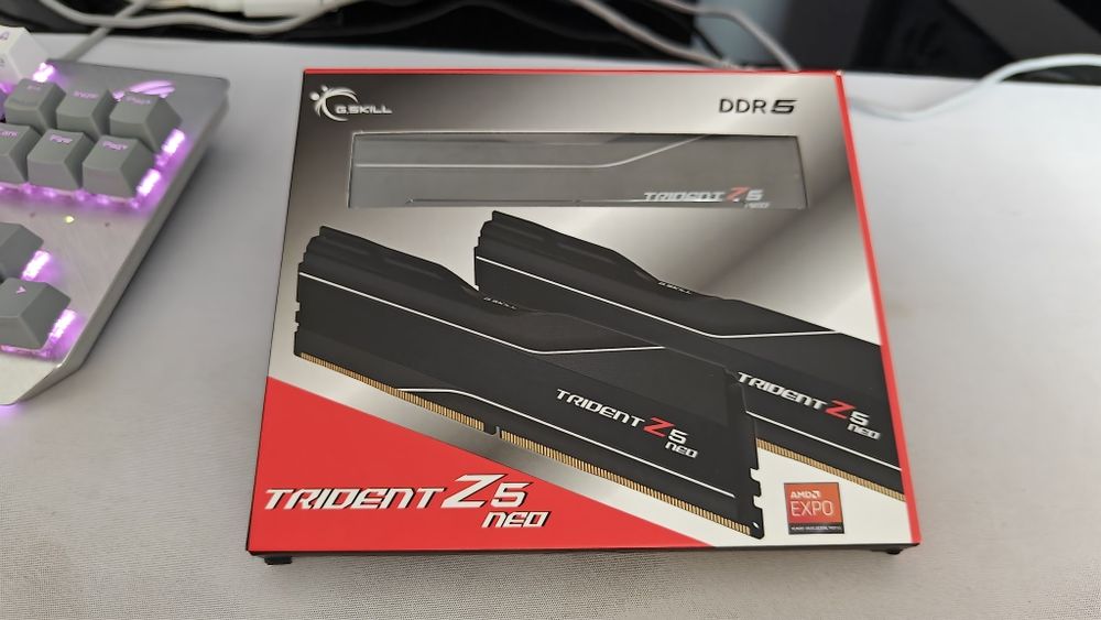 Kit RAM G.Skill DDR5 64GB 2x32GB, 6000MHz CL30 Trident Z5 Neo