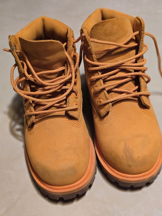 Ghete/ bocanci copii Timberland portocaliu marime 27- ediție limitată!