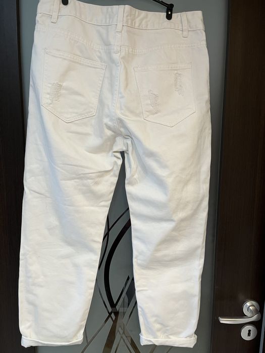 Pantaloni albi dama Nissa