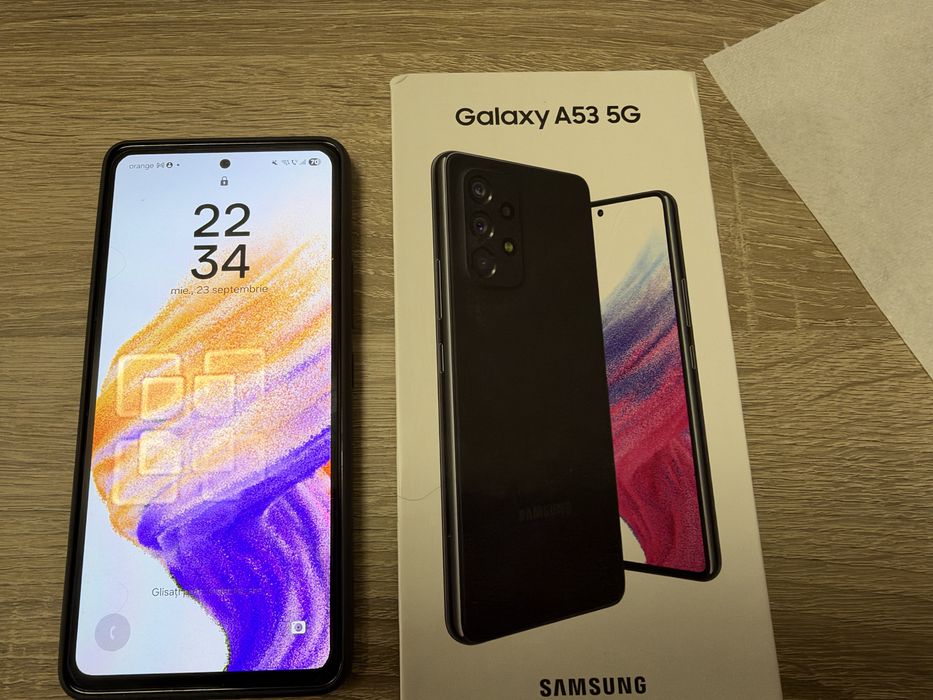Telefon samsung galaxy A53 128GB 6GB Ram Black ca nou