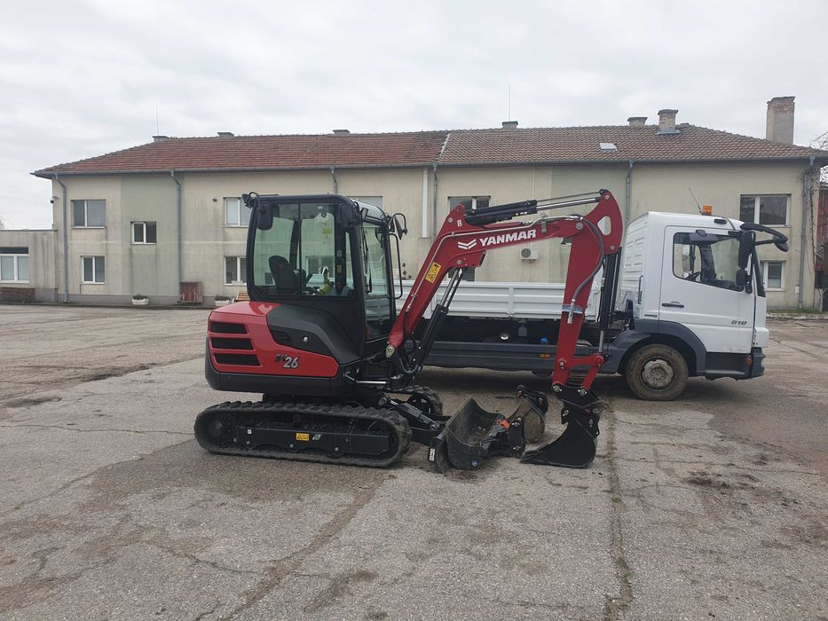 Услуги с мини багер,Хидравличен чук 150кг,Самосвал и Бобкат