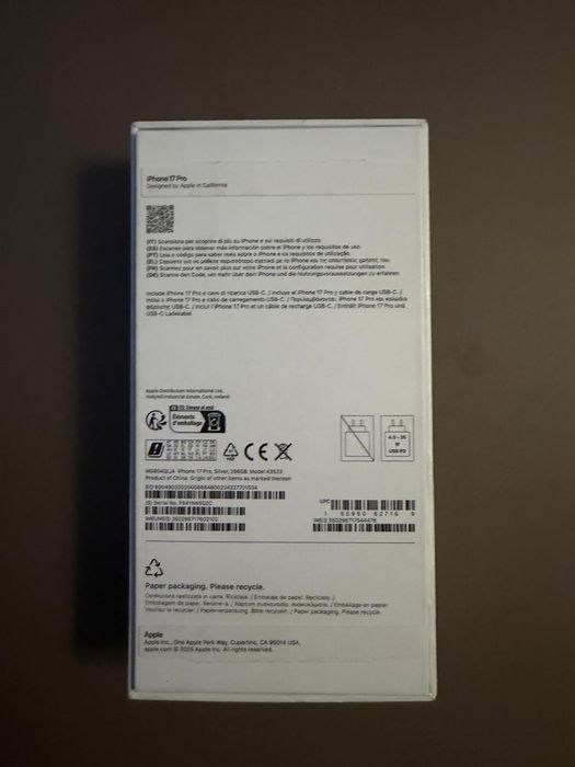 Iphone 17 Pro 256 Gb