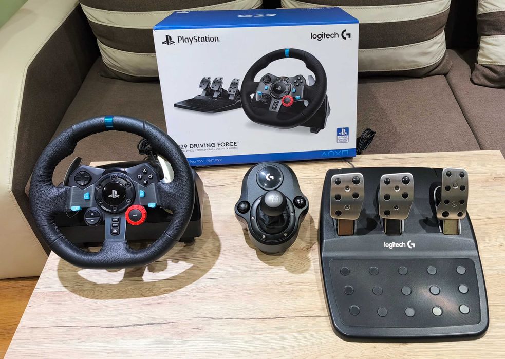 Logitech G29+скоростен лост и гаранция