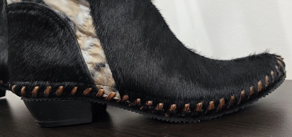 Ботуши от естествена кожа Италиански ръчно изработени