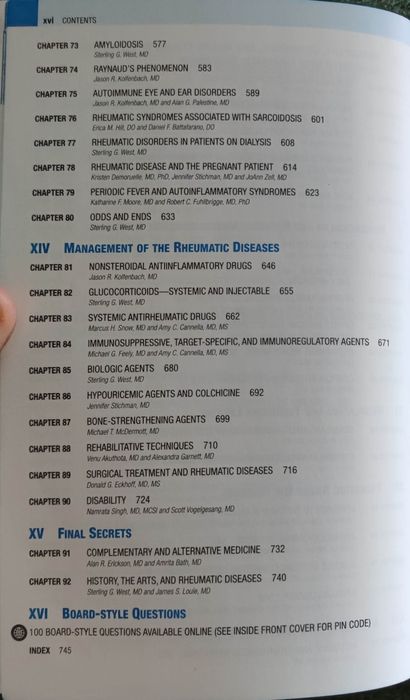 Carte Rheumatology Secrets a 4 editie